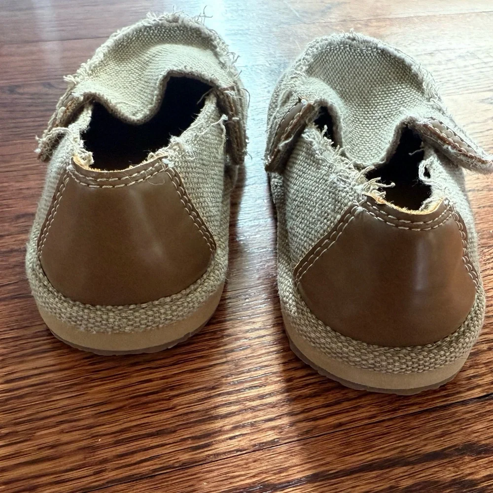 Children's Place Boys Beige Toddler Moccasins - Size 8t
